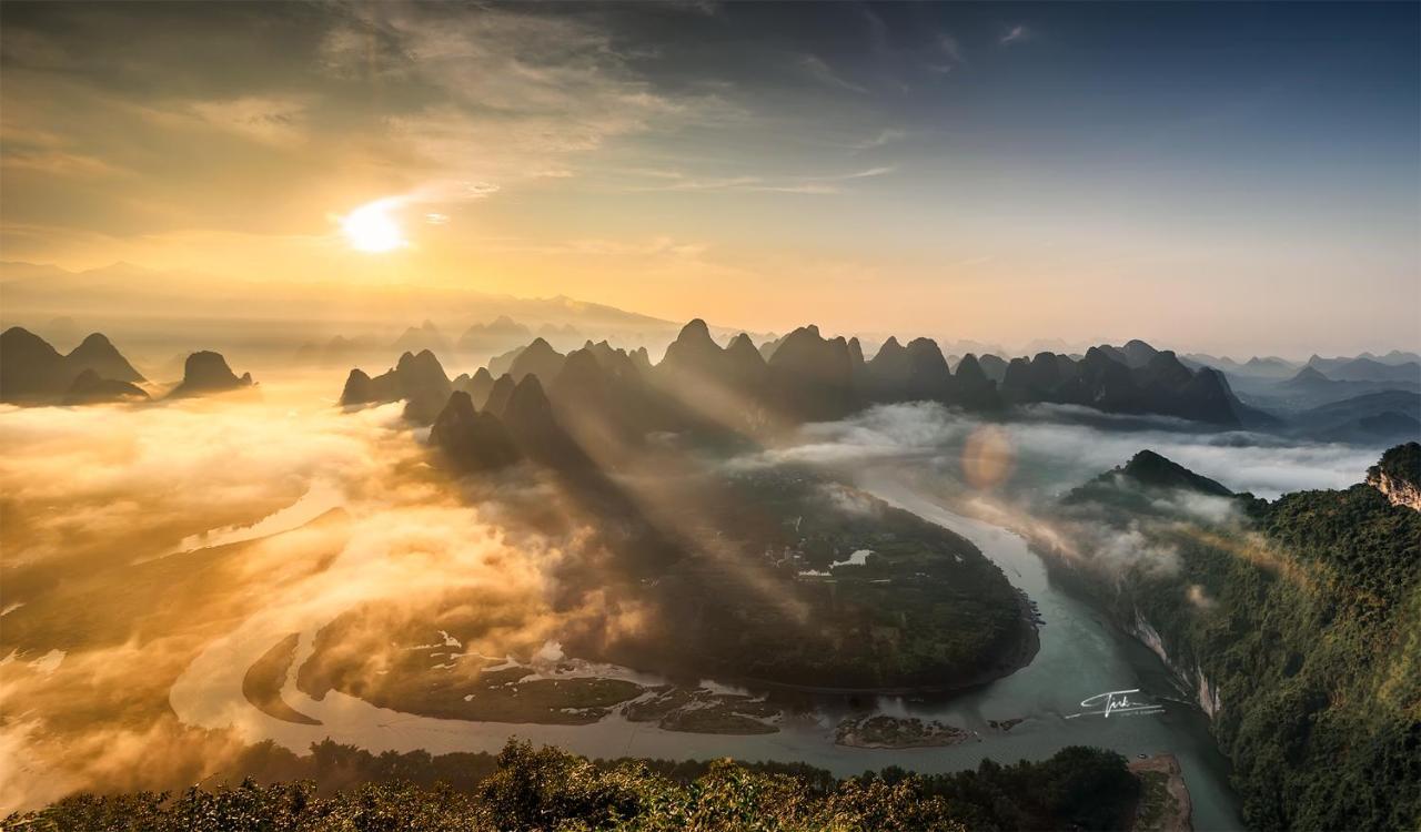 Xingping Old Place Li-river Хостел Яншо